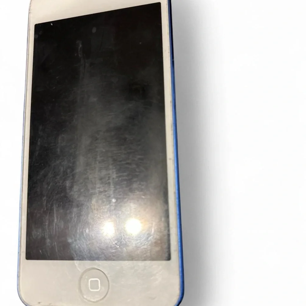 Apple iPod Touch 5th Gen Blue 32GB (Engraved) Locked Collectible Used Y2K